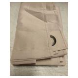 NICETOWN Outdoor Curtain for Patio Waterproof & Windproof 95" L, Thermal Insulated Top and Bottom Fixed Rustproof Grommets Light Block Outdoor Drape for Pool/Gazebo, Biscotti Beige, 1 Panel, W52 in