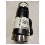 Stanley Classic Legendary Large Food Jar 1.0 qt | Vacuum Insulated Food Container | Wide Mouth Screw On Lid | Packable for Travel | Stainless Steel with Leakproof Lid | BPA-Free | Black 2.0