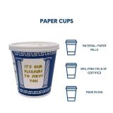 Amazing Goods [50 Pack] 10 oz NEW YORK Paper Coffee Cups, Disposable Paper Coffee Cup with Lids, Hot/Cold Beverage