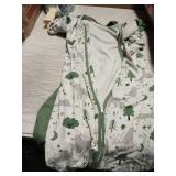 Yoofoss Baby Sleep Sack 6-12 Months Long Sleeve Wearable Blanket Baby 100% Cotton 2-Way Zipper 0.5 Tog Infants Sleeping Sack, Lightweight(Medium)