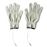 Pair of Conductive Fiber TENS/EMS Electrode Gloves & Massage Kneepads & Massage Socks With 6pcs Adapter Lead Wires For TENS/EMS Machine For Physical Therapy