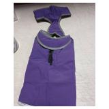 MIGOHI Reflective Dog Coat, Waterproof Winter Jacket, Fleece Lined, Small, Purple