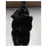 Microwavable Weighted Stuffed Animals Cat, Heating Pad Plushies Black Cat, Heated Plush Toy with Himalayan Salt for Warmth & Comfort, Cute Soft Kitten Doll Gift for Boys, Girls, Women, 1.5 LBs