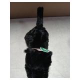 Microwavable Weighted Stuffed Animals Cat, Heating Pad Plushies Black Cat, Heated Plush Toy with Himalayan Salt for Warmth & Comfort, Cute Soft Kitten Doll Gift for Boys, Girls, Women, 1.5 LBs