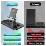 Wireless Charger 4 in 1 for Apple Charging Station for iPhone 17 Pro Max/16/15 Series, AirPods Pro 2, iPad Stand, Watch Charger for iWatch Series 10/9/8, Wireless Charging Station for Multiple Devices