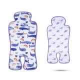 Gel Car Seat Cooler Pad,1 Pack Double Sides-Universal Baby Stroller Ice Cushion Mat,Summer Cooling Seat Liner,Multifunctional Suitable for Baby Dining Chair,Child Safety Seat(Whale + Blue Dinosaur)