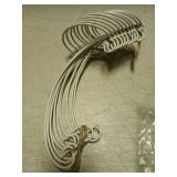 OwnMy 10 Packs of Ornament Display Stand Holder Iron Hanging Rack for Hanging Globe Air Plant Terrarium Witch Ball Bauble Home Party Craft