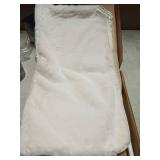 keny Cordless Cat Window Perch, Large Size Hammock with 4 Strong Suction Cups, Cat Hammock for Window with Two Fabrics Cover, Foldable Bed for Cats, White