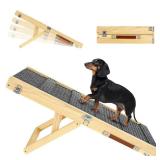 2026 Upgraded Dog Ramp for Couch, Foldable Small Dog Ramp for Sofa, 4 Adjustable Height from 13