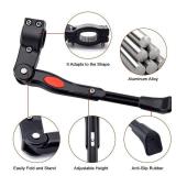 UHACKER Adjustable Bike Kickstand Aluminum Rear Side Bicycle Stand for Bike 22"-26"