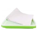 Pack of 150 pcs Germinating Growing Paper Seed Sprouter Vegetable Microgreens Planting Paper 7.8" x 11.4". Fit For Plant Germination Tray (13.4"x 9.8") Trays NOT Included