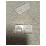 Hooks for Outdoor String Lights Clips: 26Pcs Heavy Duty Light Hook with Waterproof Adhesive Strips - Outside Clear Cord Holders for Hanging Christmas Lighting - Outdoors Sticky Clip