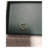 PAVOI 14K Yellow Gold Plated 925 Sterling Silver Posts Huggie Hoop Earrings for Women - Thick Small Hoops Earscape Jewelry - Gold Earrings for Women-1 Earring