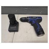 Power Tool Blue/Black Cordless Drill
