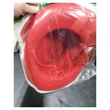 YADIRF Led Flashing Christmas Red Santa Clause Western Holiday Light Up Hat For Halloween Costume Party Birthday Christmas