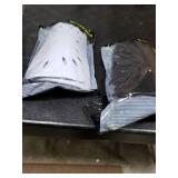 Soccer Shin Guards, 2 Pairs Soccer Shin Sleeves Superlight and Breathable Shin Guard Equipment for Boys and Girls, Protective Football Gear Shin Pads for Youth Teens Adults (Black and White, Large)