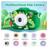 Kids Camera Boys Toys for 3 4 5 6 7 8 9 Years Old Boys, 48MP Dual Lens Kids Digital Camera Christmas Birthday Gifts, 1080P HD Video Selfie Toddler Camera with 32G SD Card