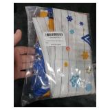 XCHI Six-Pointed Star Dreidel Gelts Hanukkah Chanukah Menorah Tablecloth Rectangle Table Cloth Washable Table Covers for Indoor Dining Home Party Decorations 60x84 Inch