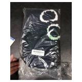 OLANLY Dog Door Mat for Muddy Paws 24x16, Paw Print Design, Absorbs Moisture and Dirt, Absorbent Non-Slip Washable Doormat, Quick Dry Chenille Mud Mat for Dogs, Entry Indoor Entryway Carpet, Black