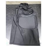 GRDFLX Men Padded Compression Shirt Football Rib Protectors Chest Guard 4-Pads Padded Shirt Protective Gear for Youth Adult