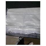 Judaica Unlimited Satin Bris Pillow Case (Puya) White and Silver Quilted Brit Milah Pillow Cover with Embroidery and Protector 26 x 17