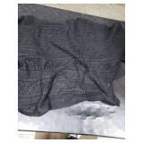 Cakulo Womens Off Shoulder Sweater Top Fall Outfits Fashion 2025 Oversized Knit Batwing Long Sleeve Crochet Sweaters Black XL