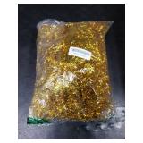 Shappy 88.5 ft 6 Rolls Mardi Gras Valentines Day Tinsel Garland Decor Glitter Metallic Twist Garland Carnival Wedding Valentine Birthday Party Indoor Outdoor Hanging Home Decor(Gold)