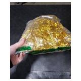 Shappy 88.5 ft 6 Rolls Mardi Gras Valentines Day Tinsel Garland Decor Glitter Metallic Twist Garland Carnival Wedding Valentine Birthday Party Indoor Outdoor Hanging Home Decor(Gold)