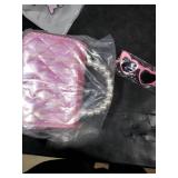 Toddler Purse, Little Girls Bow Purses, Cute Kids Hot Pink Crossbody Bags, Shoulder Chain Bag Birthday, Thanksgiving Gifts Ideas with Heart Glasses