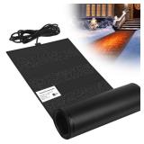 HETFOENT Heated Snow Melting Mats,13in x 10FT Heated Outdoor Mats for Winter Snow Removal,Snow and Ice Melting Mats for Proof and Sidewalks