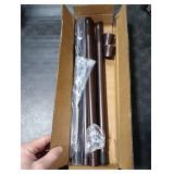 EBOATOP Bronze Shower Curtain Rod - Tension Curtain Rod for Window or Bathroom Adjustable 32 to 78 inch Spring Tension Shower Rod No Drilling Non Slip, Matte Bronze