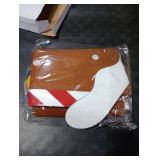 Soulchen DIY Christmas Felt Gingerbread House Kits 2.6x2.5 ft with 36 Detachable Ornaments Felt Christmas Tree for Wall Hanging Decorations Crafts Kit for Xmas Gifts Activities Arts