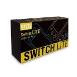 Orzly Accessories Bundle Compatible for use with Nintendo Switch Lite - Protective Case & Screen Protector, USB Cable, Games Holder, Grip Case, Headphones, Thumb-Grip Pack & More (Coral)