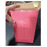 YOROXRG 24 Pack Pink Taper Candles, 7-8 Hours Burn Time, Unscented, Smokeless and Dripless, 0.75 x 10 Inch Dinner Candle Set for Valentine