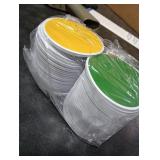 Jetec 48 Pcs Christmas Glitter Ball Sticky Note Pads Self-Adhesive Memo Pads Xmas Ball Cutouts Bulletin Board Decor for DIY Craft Art Holiday Office Home Party Supplies Teachers Present, 30 Sheets/pad