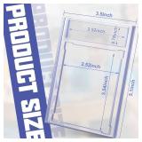 2 PCS Card Case Holder for Trading Cards, Acrylic Graded Card Slab Baseball Card Protectors with Label Position Fit for MTG TCG and Sport Cards Storage and Display