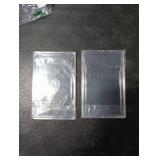 2 PCS Card Case Holder for Trading Cards, Acrylic Graded Card Slab Baseball Card Protectors with Label Position Fit for MTG TCG and Sport Cards Storage and Display