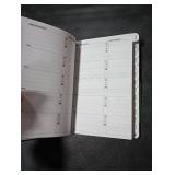 Legend Planner Address Book with Alphabetical Tabs Telephone Contacts Book for Phone Numbers, Addresses, Passwords, Medium (Black)