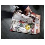 Felortte 7x5FT Polyester Fabric Winter Christmas Rustic Barn Wood Door Photography Backdrop Xmas Tree Snow Background Banner for Family Holiday Party Decoration Supplies Photo Studio Props Pictures