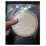 Round Crochet Basket Base 8pack: 6