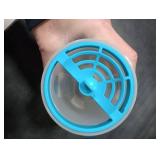 Tupperware Quick Shake Shaker Blender 20 oz Capacity in Teal Blue