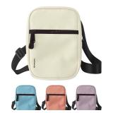 Crossbody Bag Sling Purses for Women Trendy, Convertible Multi Position Fanny Back Pack Sling Bag for Women Cross Body - 1.75L White