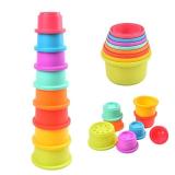 Cosaway Baby Stacking Nesting Cups Toys, Baby Toys 6 to 12 Months, Montessori Toys for Toddler Gifts 1 Year Old (617-97)
