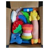 Aipper Dog Toys MultiPack for Fun and Teeth Cleaning, Puppy Chew Toys Pack with Squeak Plush Toy,Squeaky Toy Balls,Tug of War and Rope Toys for Puppy to Small Dogs