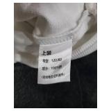 HAXICO Unisex Kids Solid Cotton Pullover Sweatshirt Toddler Baby Boys Crewneck Long Sleeve Sweatshirt Tops Blouse White, 100, 3T