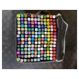 ATOPSTAR 168 Colors Alcohol Markers Artist Drawing Dual Tip Marker Pen for Adult Coloring Painting Supplies Perfect for Kids Boys Girls Students Adult(168 Black Shell)