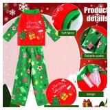 Hungdao Multi Pcs Christmas Doll Accessories Mini Milk Baking Outfit Set Include Pajamas Cookie Set for Xmas Clothes and Accessories Gift, Doll is Not Included NO MILK ACCESSORIES