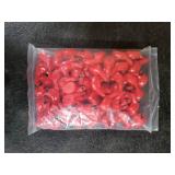 Cinnvoice 50 Pcs Christmas Mini Resin Red Cardinal Bird Figurines Tiny Cardinal Figurine Decor Small Christmas Ornaments for Gift Xmas Miniature Garden Crafts Cake Topper Decoration