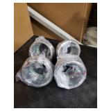 Boat Cup Holders LED 4 PCS, Marine Cup Holders for Boats, Stainless Steel Cup Holder Insert, 4 OD x 3-1/8 D, Spill-Proof & Night Mood Lighting for Boats, RVs, Trucks(Elegant Blue)