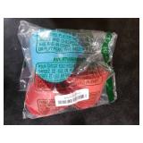 Acronde 1.5 Pairs Mini Oven Gloves Silicone Heat Resistant Cooking Pinch Mitts Potholder for Kitchen Cooking & Baking (Red and Blue)